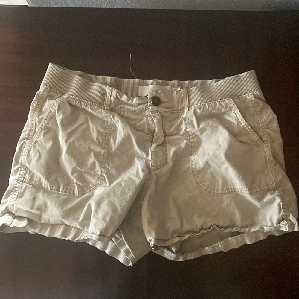 Tan cargo shorts